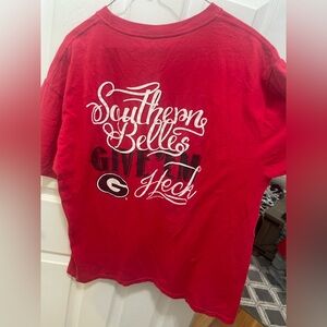 Red Graphic Short Sleeve Tee